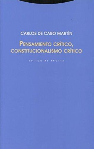 Pensamiento Critico Constitucionalismo Critico