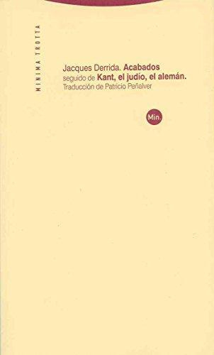 Acabados Seguido De Kant El Judio El Aleman