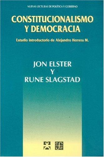 Constitucionalismo y democracia