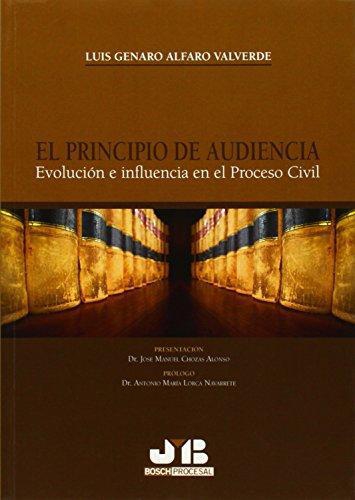 Principio De Audiencia. Evolucion E Influencia En El Proceso Civil, El