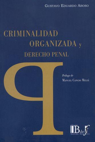 Criminalidad Organizada Y Derecho Penal