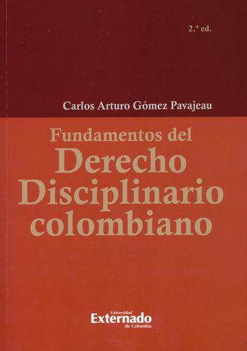 Fundamentos Del Derecho Disciplinario Colombiano