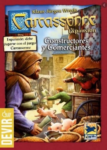 Carcassonne Constructores Y Comerciante Devir Juego De Mesa Andeslibreria Com